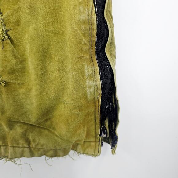 Vintage 1940's A-9 Flight Pilot Bibs Pants Trouser Air Forces Waist 30 RARE 3725 - Picture 10 of 12